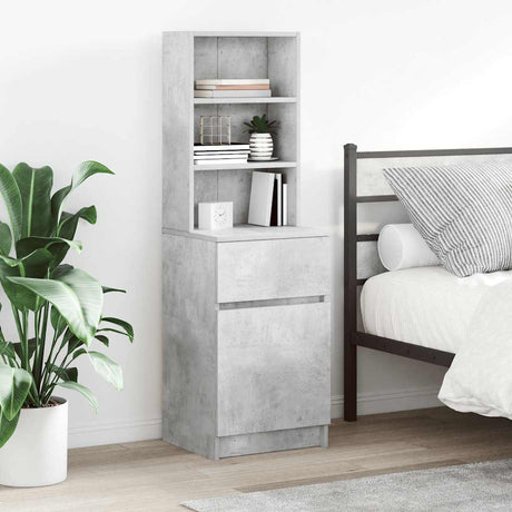 Bedside Cabinet 39X35X125 Cm Engineered Wood