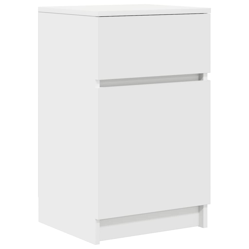 Bedside Cabinet 39X35X65 Cm Engineered Wood