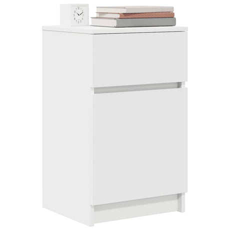 Bedside Cabinet 39X35X65 Cm Engineered Wood