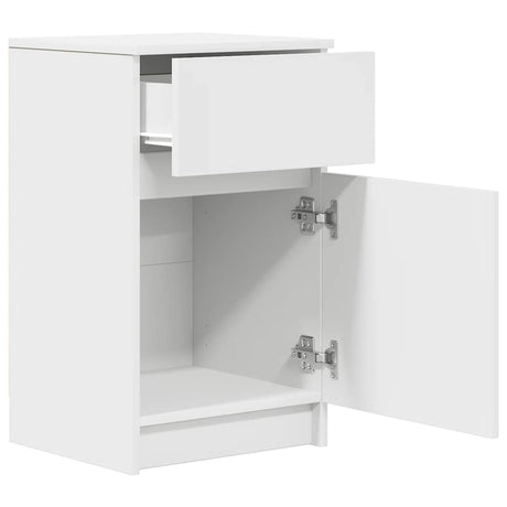 Bedside Cabinet 39X35X65 Cm Engineered Wood