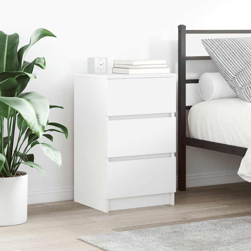Bedside Cabinets With 3 Drawers 2 Pcs 39X35X65 Cm