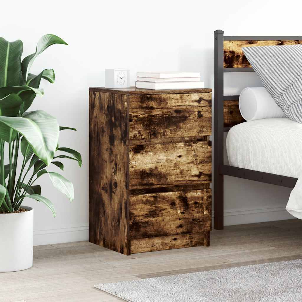 Bedside Cabinets With 3 Drawers 2 Pcs 39X35X65 Cm