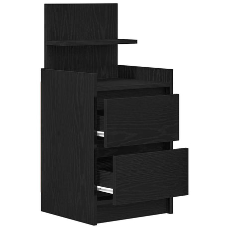 Bedside Cabinets With 2 Drawers 2 Pcs 38X34X80 Cm