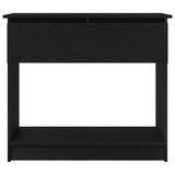 Console Table with Drawers Black 85.5x38.5x74.5 cm