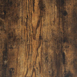 Console Table with Drawers Smoked Oak 85.5x38.5x74.5 cm