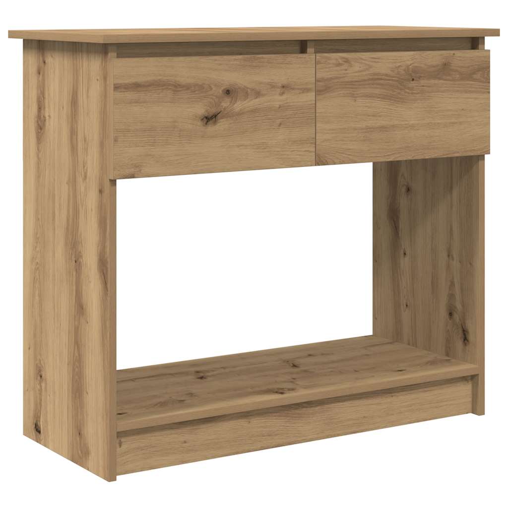 Console Table with Drawers Artisan Oak 85.5x38.5x74.5 cm