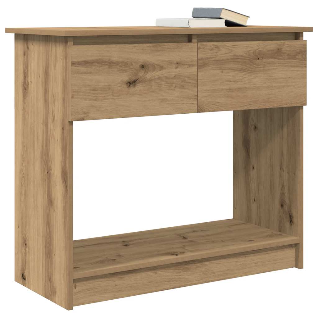 Console Table with Drawers Artisan Oak 85.5x38.5x74.5 cm