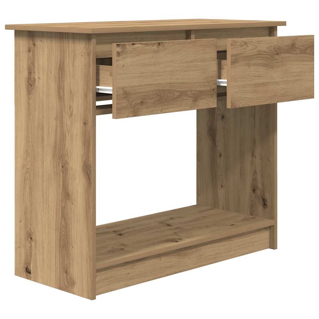 Console Table with Drawers Artisan Oak 85.5x38.5x74.5 cm