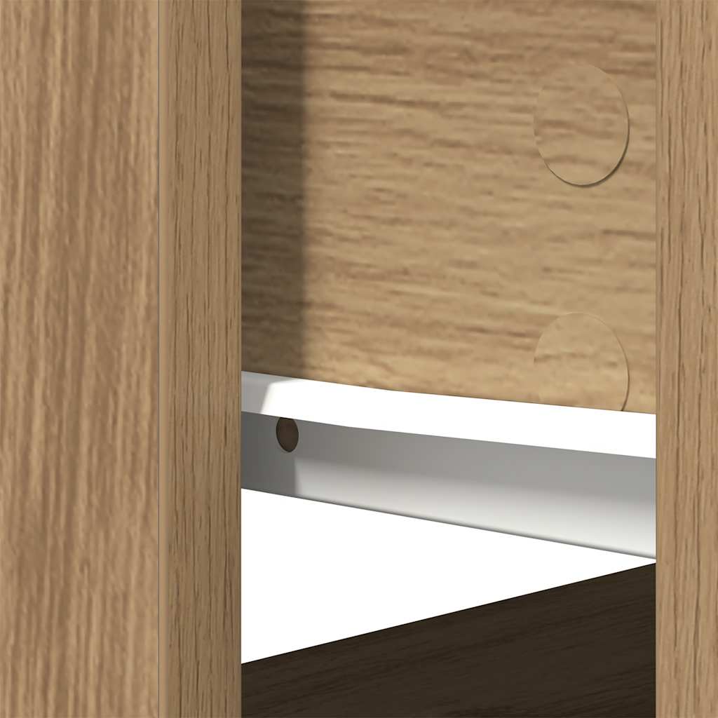Console Table with Drawers Artisan Oak 85.5x38.5x74.5 cm