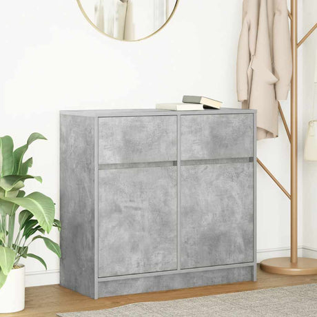 Sideboard With Drawer 80X34X76 Cm Engineered Wood