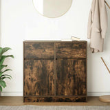 Sideboard With Drawer 80X34X76 Cm Engineered Wood