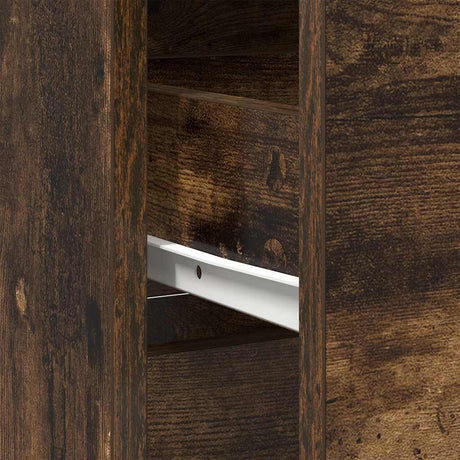 Sideboard With Drawer 80X34X76 Cm Engineered Wood
