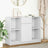 Sideboard With Drawer 101X35X76 Cm Engineered Wood