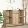 Sideboard With Drawer 101X35X76 Cm Engineered Wood