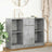 Sideboard With Drawer 101X35X76 Cm Engineered Wood