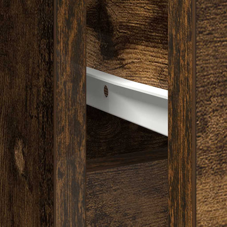 Sideboard With Drawer 101X35X76 Cm Engineered Wood