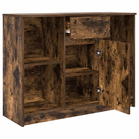 Sideboard With Drawer 101X35X76 Cm Engineered Wood