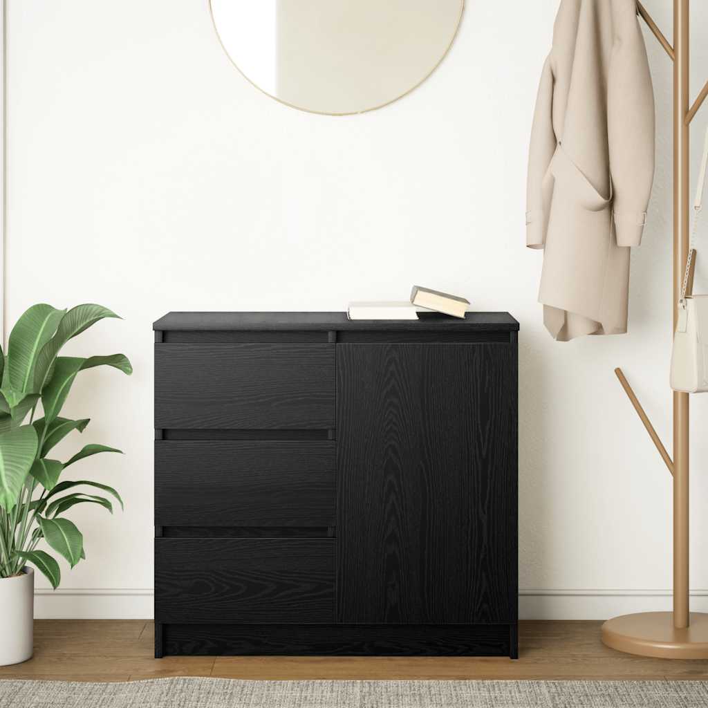 Sideboard With Drawer 71X35X65 Cm Engineered Wood