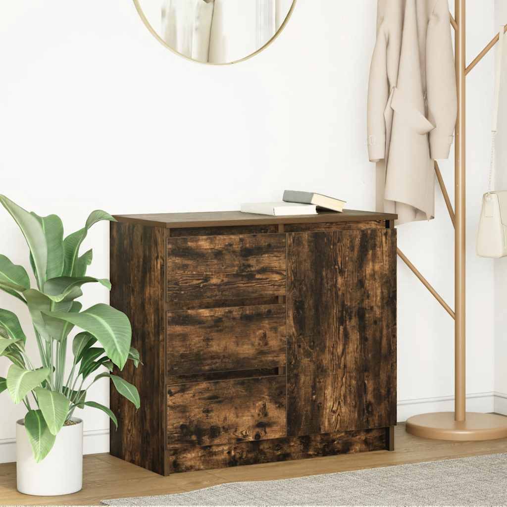 Sideboard With Drawer 71X35X65 Cm Engineered Wood