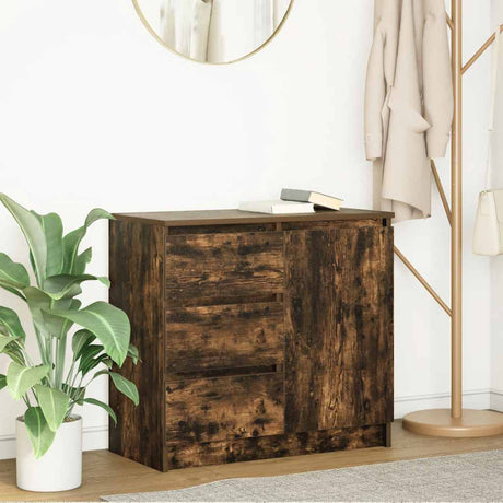 Sideboard With Drawer 71X35X65 Cm Engineered Wood