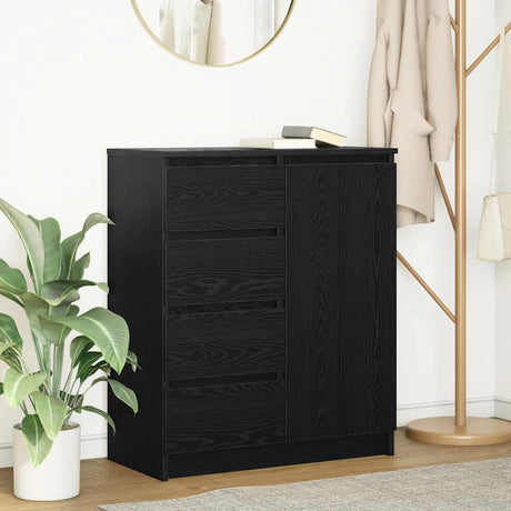 Sideboard With Drawers 71X35X84 Cm Engineered Wood