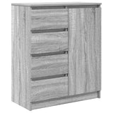 Sideboard With Drawers 71X35X84 Cm Engineered Wood