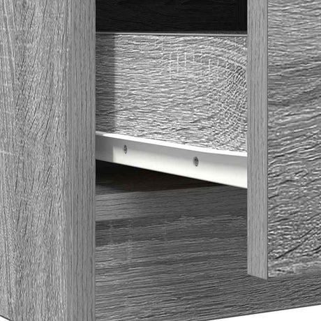 Sideboard With Drawers 71X35X84 Cm Engineered Wood