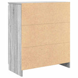 Sideboard With Drawers 71X35X84 Cm Engineered Wood