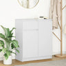 Sideboard With Drawer 71X35X84 Cm Engineered Wood