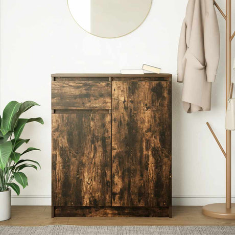 Sideboard With Drawer 71X35X84 Cm Engineered Wood