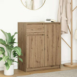 Sideboard With Drawer 71X35X84 Cm Engineered Wood