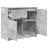 Sideboard With Drawer 71X35X65 Cm Engineered Wood