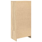 Cabinet With Drawer 55.5X34X119.5 Cm Engineered Wood
