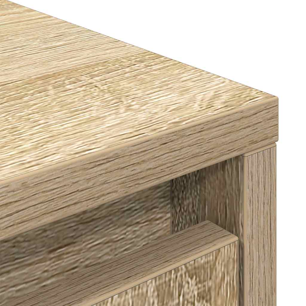 Cabinet With Drawer 55.5X34X119.5 Cm Engineered Wood