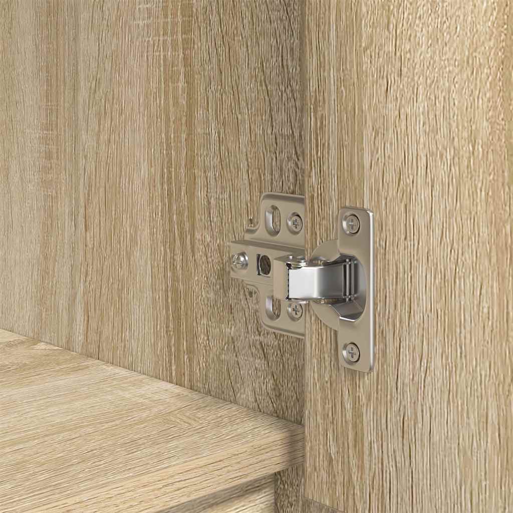 Cabinet With Drawer 55.5X34X119.5 Cm Engineered Wood
