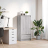 Cabinet With Drawer 55.5X34X119.5 Cm Engineered Wood