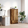 Cabinet With Drawer 55.5X34X119.5 Cm Engineered Wood