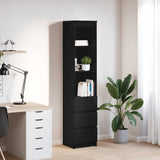 Highboard 37.5X35X180 Cm Engineered Wood