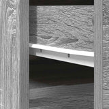 Highboard 37.5X35X180 Cm Engineered Wood