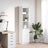 Highboard 37.5X35X180 Cm Engineered Wood
