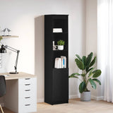 Highboard 37.5X35X180 Cm Engineered Wood