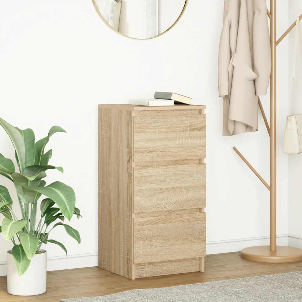 Sideboard 37.5X35X76 Cm Engineered Wood