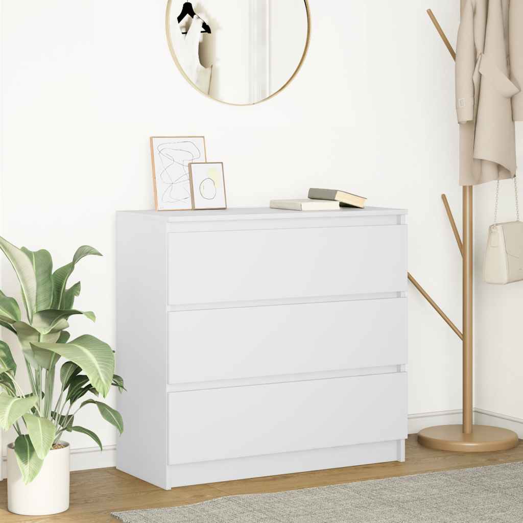 Sideboard 80X35X76 Cm Engineered Wood