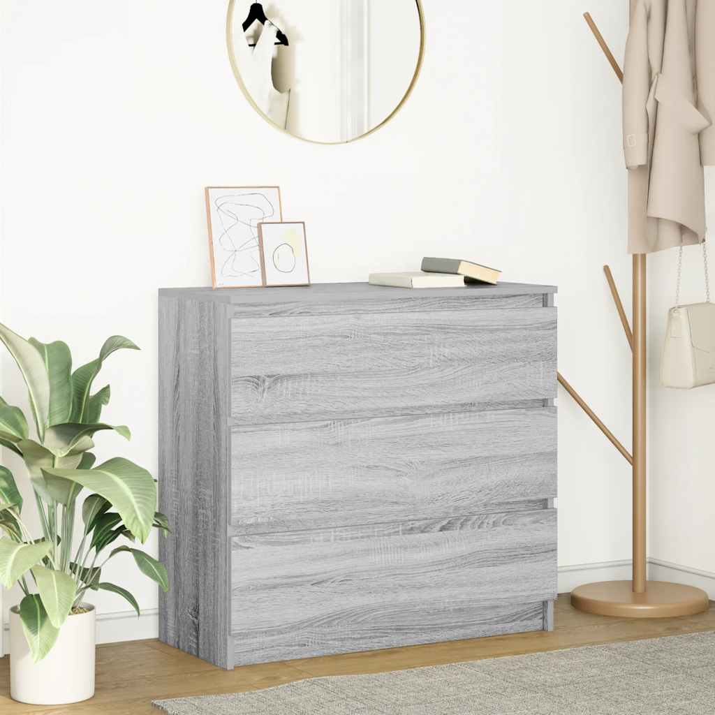 Sideboard 80X35X76 Cm Engineered Wood