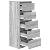 Sideboard With Drawers 37.5X35X99 Cm Engineered Wood