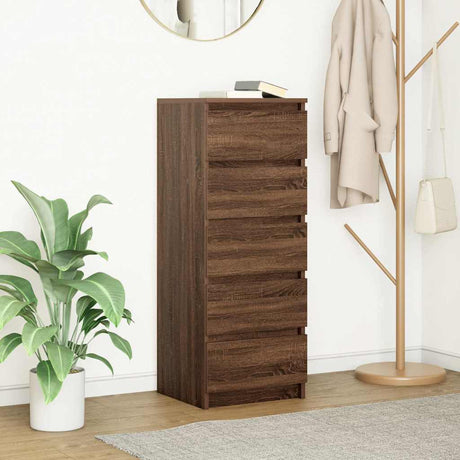 Sideboard With Drawers 37.5X35X99 Cm Engineered Wood