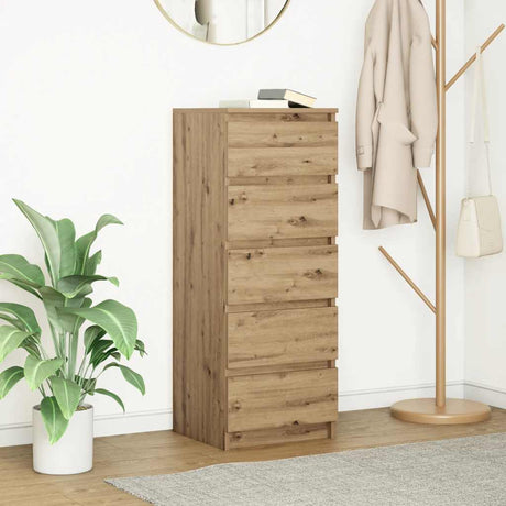 Sideboard With Drawers 37.5X35X99 Cm Engineered Wood