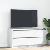 Tv Cabinet 100X35X54 Cm Engineered Wood