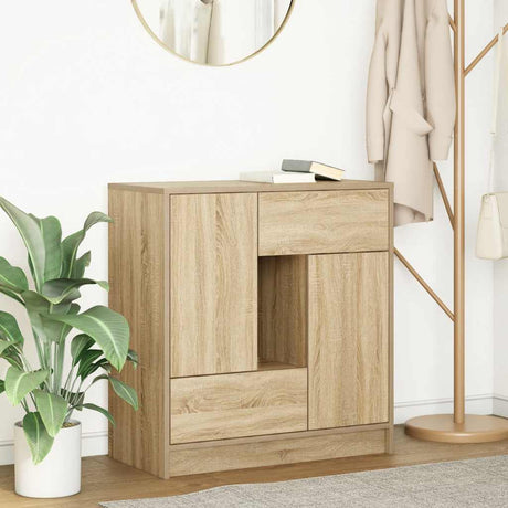 Sideboard With Drawers And Doors 70.5X34X74.5 Cm