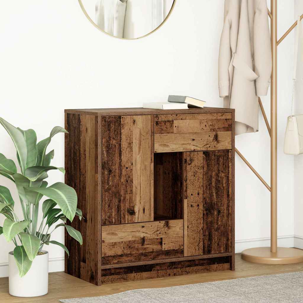 Sideboard With Drawers And Doors 70.5X34X74.5 Cm
